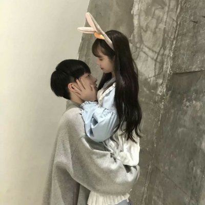 幸福的情侣头像 高清韩系情侣头像一对