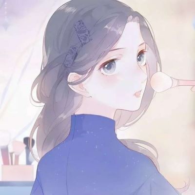 动漫女生头像唯美蓝色 浅蓝色系动漫女生头像