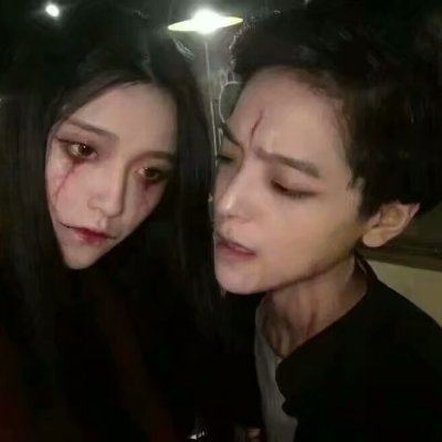 情头黑白双人头像高清 情头双人黑白