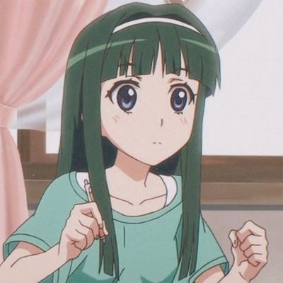 绿色的动漫女生头像 好看的女生动漫头像
