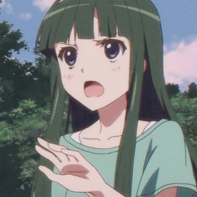 绿色的动漫女生头像 好看的女生动漫头像
