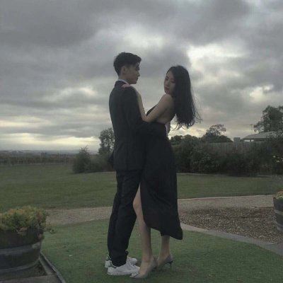 黑白高清情侣头像一男一女 黑白系情侣头像高清