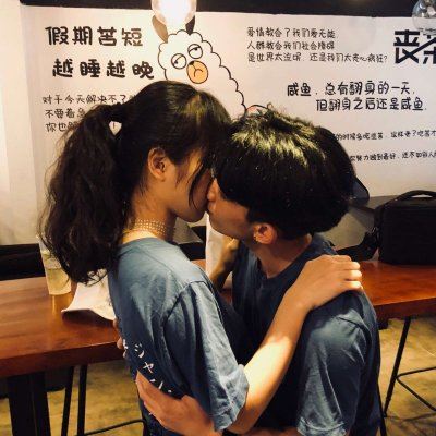 情头简约风 情侣头像韩国风