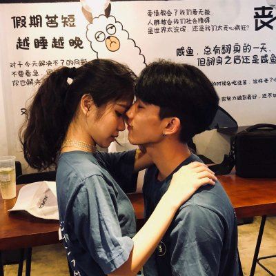 情头简约风 情侣头像韩国风