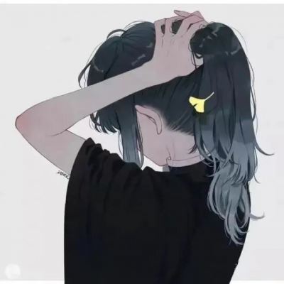 温柔个性动漫女生头像背影 很温柔的女生头像动漫