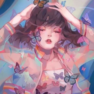 高冷女生头像 手绘头像女生唯美冷傲