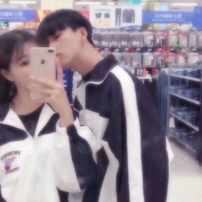 情侣头像学院风 