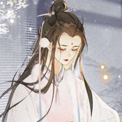 手绘古风女头像 古风小姐姐的头像