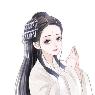 手绘古风女头像 古风小姐姐的头像