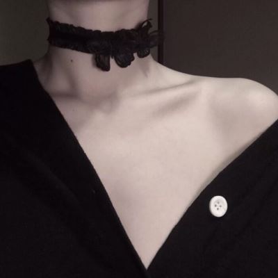 身体部位黑色系女头 优质黑色系部位女头像