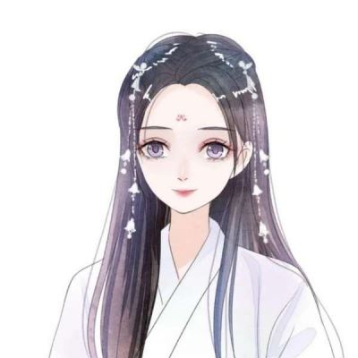手绘古风女头像 古风小姐姐的头像
