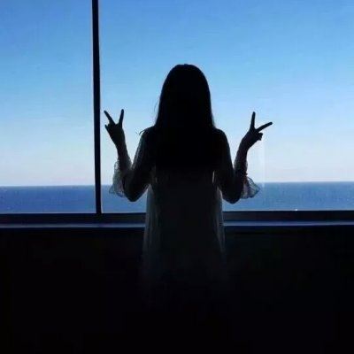 夕阳影子照片情侣头像 影子情侣头像一对两张较新颖的