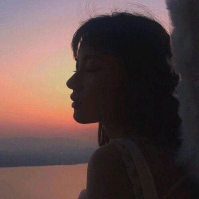 情侣头像 一男一女情头侧脸 侧身情侣头像一男一女