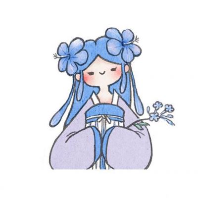 古风头像女有花 古风桃花女头像