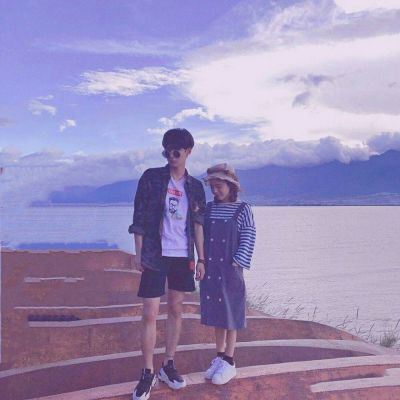 背景是蓝天白云的情头 男女情头 带蓝天白云的