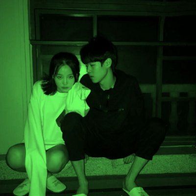 绿色系情头两个人 绿色系情头一男一女