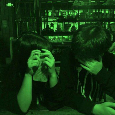 绿色系情头两个人 绿色系情头一男一女