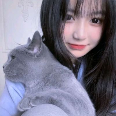 人抱着猫的头像女 抱猫猫头像女