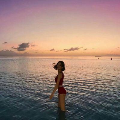 情侣头像海边和天空的颜色独一无二的 海边的情侣头像一对