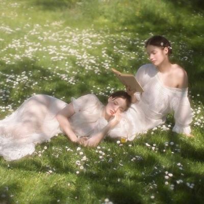 仙气满满森系美女头像 清新蓝色森系女生头像 唯美