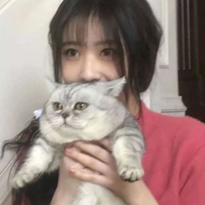 怀里有猫的女生头像不露脸 怀里有猫的女生头像动漫