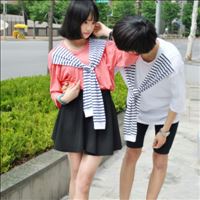 学院风情侣头像两张 校园风头像情侣