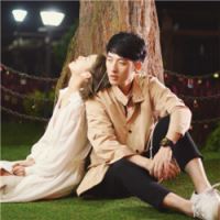 学院风情侣头像两张 校园风头像情侣