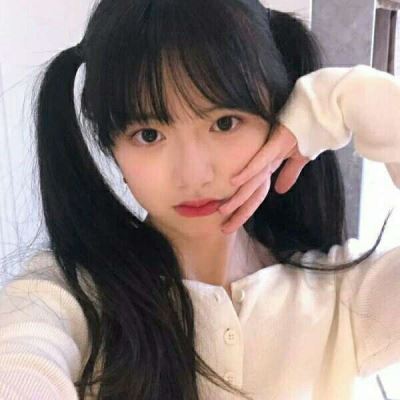 真人个性头像女生萌萌哒 真人个性头像女生双马尾