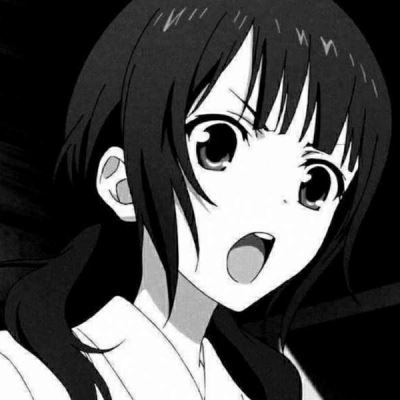 黑白动漫女头 黑暗系 动漫女头暗黑系列