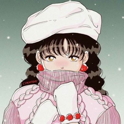 复古头像女动漫磨砂 复古头像女动漫 港风
