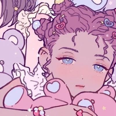 手绘动漫闺蜜头像二人 闺蜜头像两张一组动漫