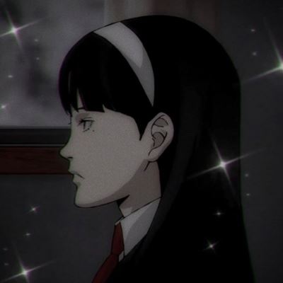 暗黑动漫女头像 暗黑动漫女头带血