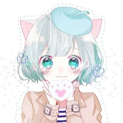 卡通人物头像女生个性紫色 卡通人物头像女生个性 美女