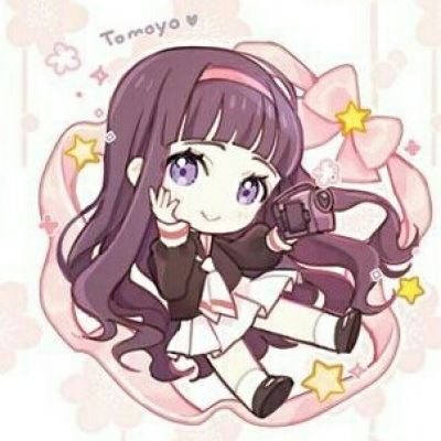卡通人物头像女生个性紫色 卡通人物头像女生个性 美女