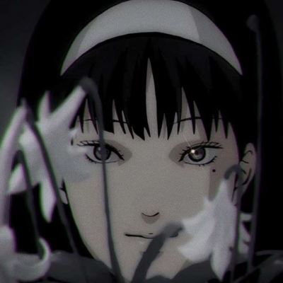 暗黑动漫女头像 暗黑动漫女头带血