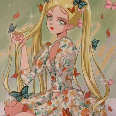 动漫女头漫画风 动漫头像女韩系