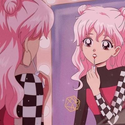 动漫女头漫画风 动漫头像女韩系