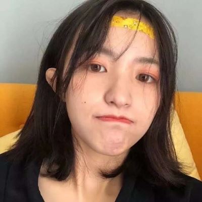 橙色系女生头像个性卡通 橙色系女生头像动漫