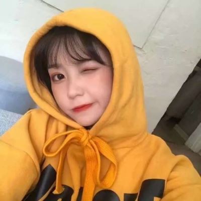 橙色系女生头像个性卡通 橙色系女生头像动漫