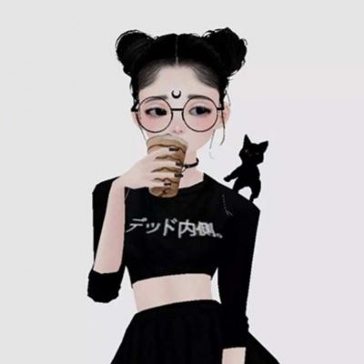 动漫闺蜜头像红色 粉色闺蜜头像动漫个性