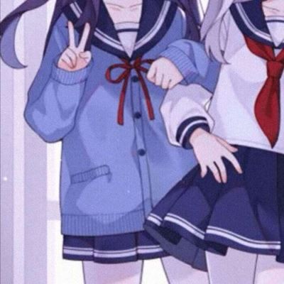 个性少女闺蜜头像两人动漫 少女闺蜜头像一对两张图片卡通动漫