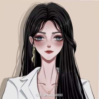 手绘现代美女头像唯美图片 时尚手绘头像女高清