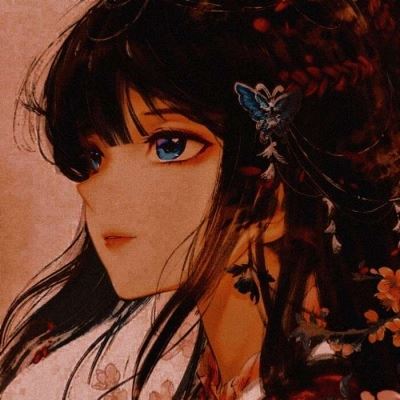 红色滤镜头像女生版古风 古风头像女红妆