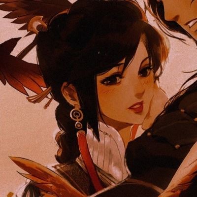 红色滤镜头像女生版古风 古风头像女红妆