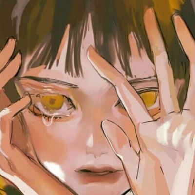 手绘女头唯美 简约女头 手绘