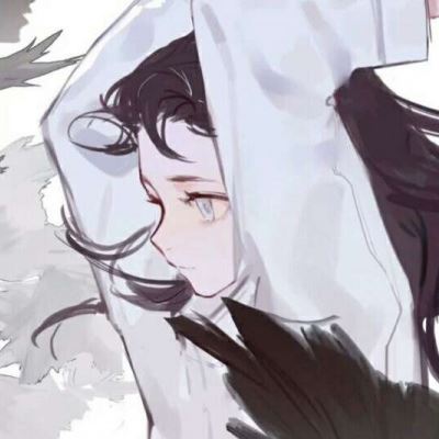 手绘女头唯美 简约女头 手绘