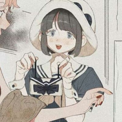 手绘女头唯美 简约女头 手绘