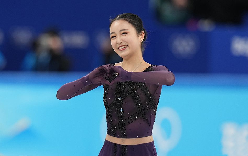 冬奥女运动员中国图片